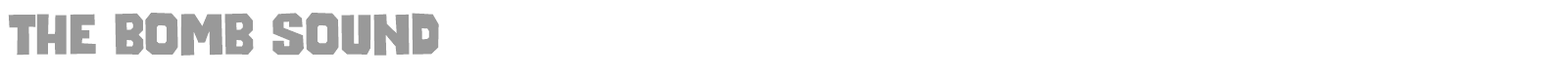 The Bomb Sound font preview